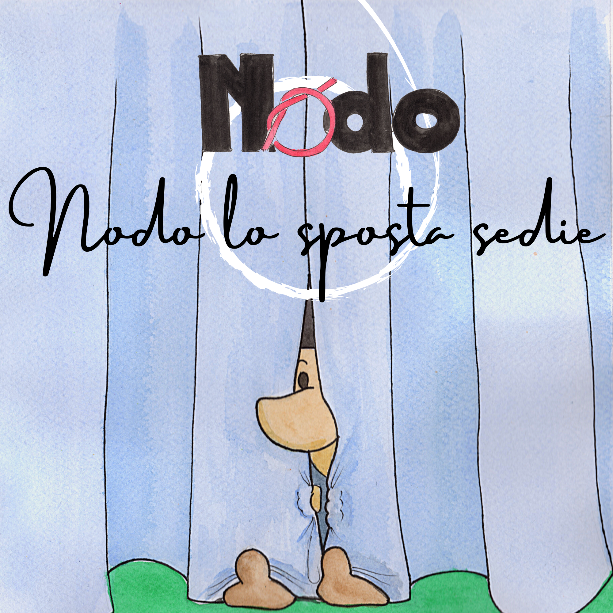 Nodo, the chairs' mover. A children's book written by Daniele Frau and illustrated by Gabriele Manca.