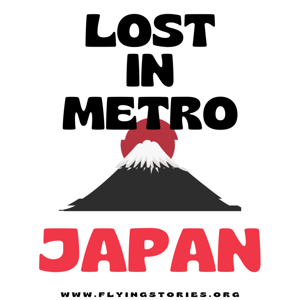 Lost in metro, Japan, graphic by Daniele Frau.