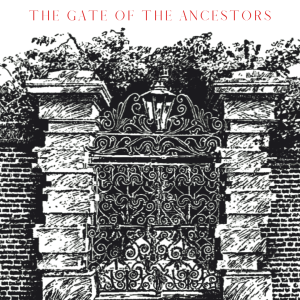 The gate of the ancestors, graphic by Daniele Frau for Go back to the future.