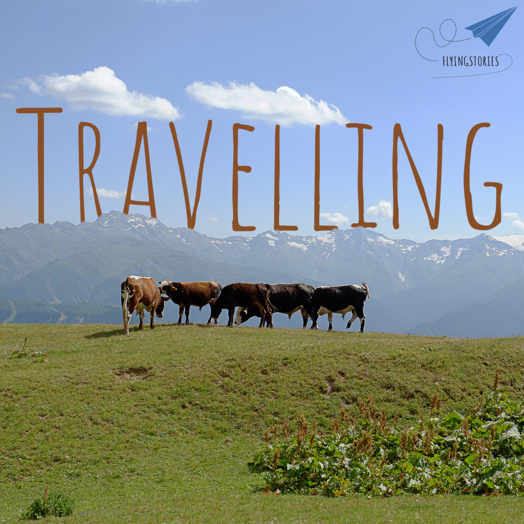 Travelling in Georgia- flying stories- graphic by Daniele Frau